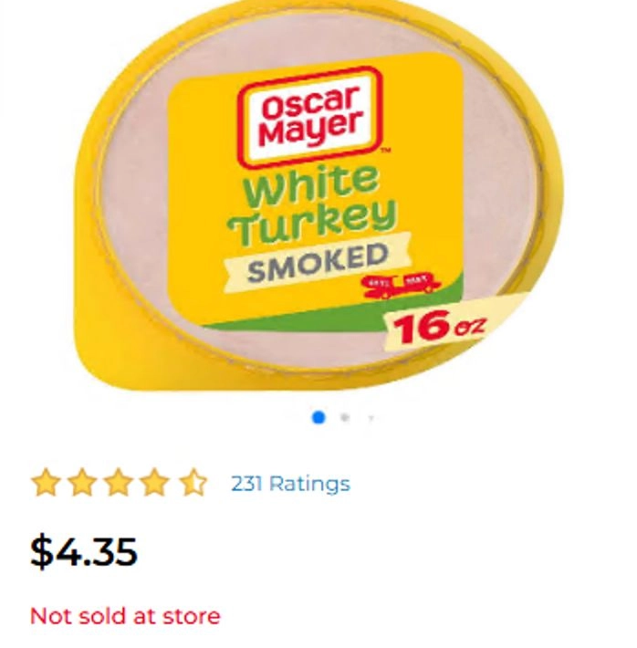 Oscar Mayer Stack Pack Smoked Turkey 16oz image