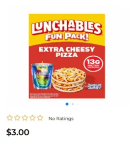 Oscar Mayer Lunchable Dark Cheese Pizza 10.6oz image