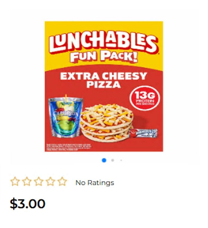 Oscar Mayer Lunchable Dark Cheese Pizza 10.6oz image