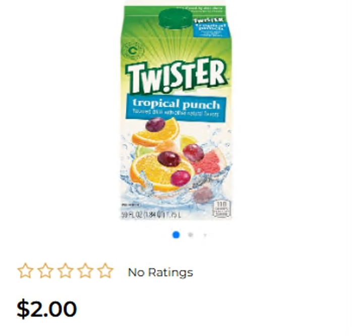 Twister Tropical Punch 59oz image