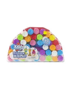 Creative Kids Kiddy Dough Rainbow Mega Play Set, 40 ct image