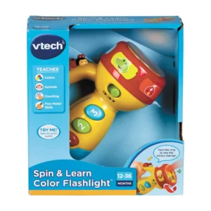 VTech Spin & Learn Color Flashlight Toy, 12-36 Months image