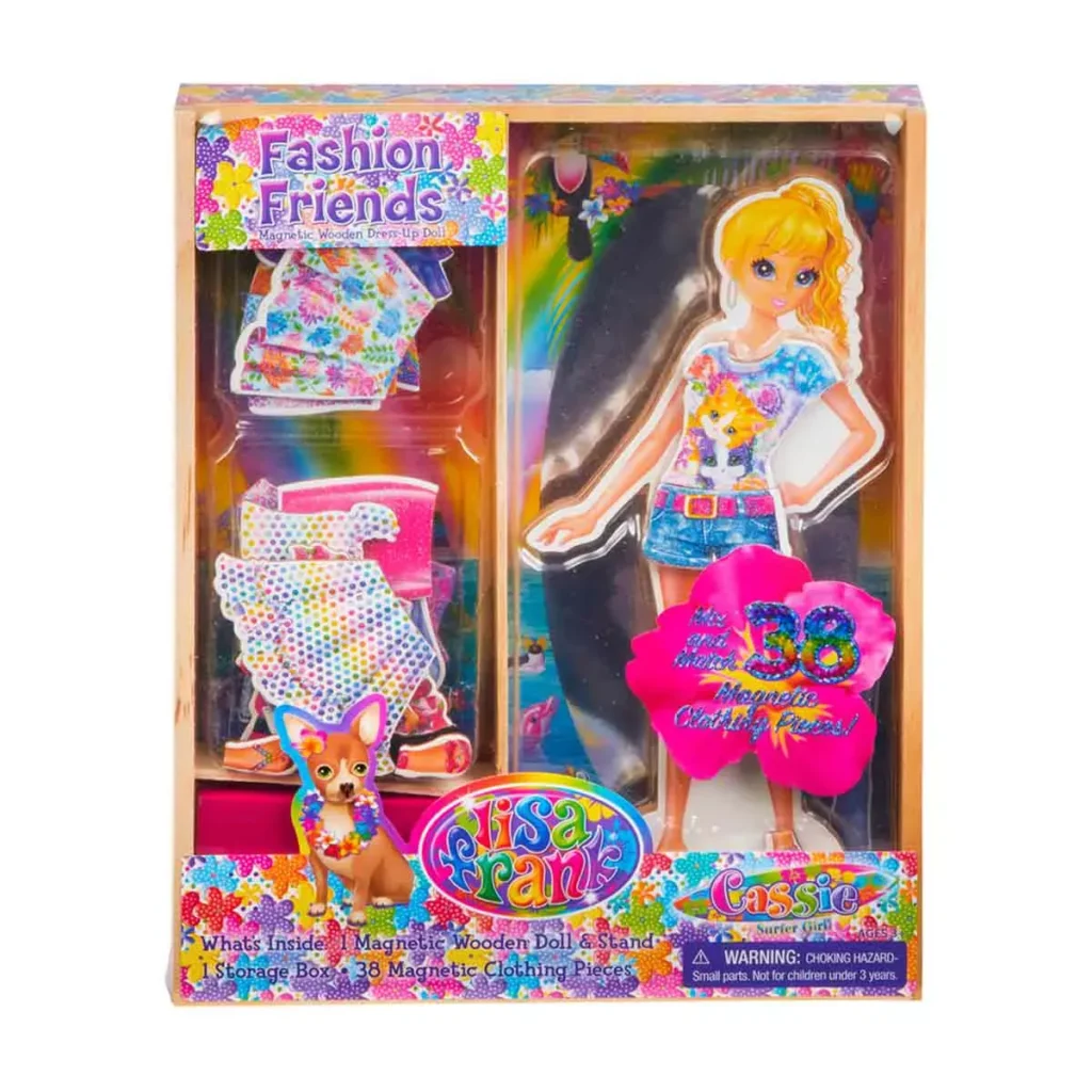 Bendon’s Lisa Frank Magnetic Wooden Doll Set image