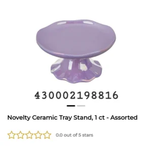 Novelty Ceramic Tray Stand, 1 ct – Assorted image