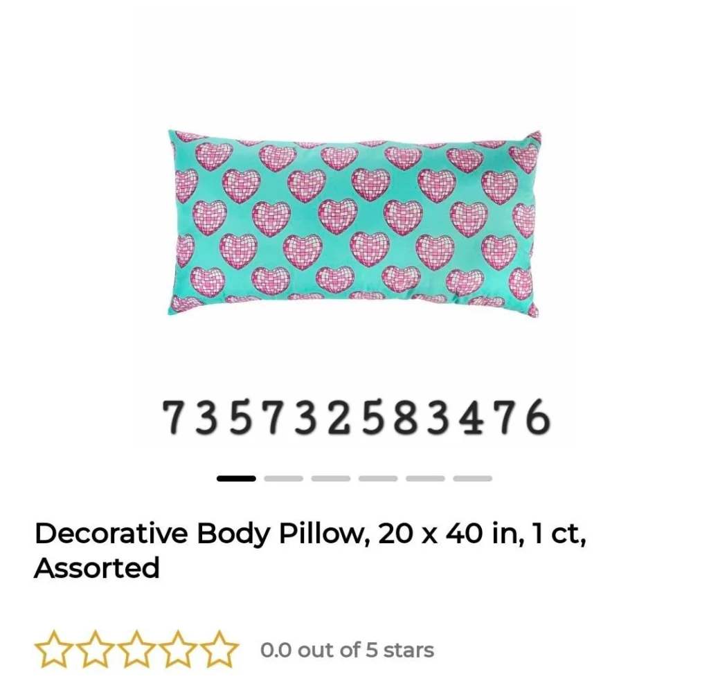 Decorative Body Pillow, 20 x 40 in, 1 ct, Assorted image
