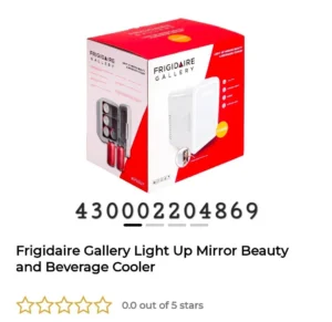 Frigidaire Gallery Light Up Mirror Beauty and Beverage Cooler image