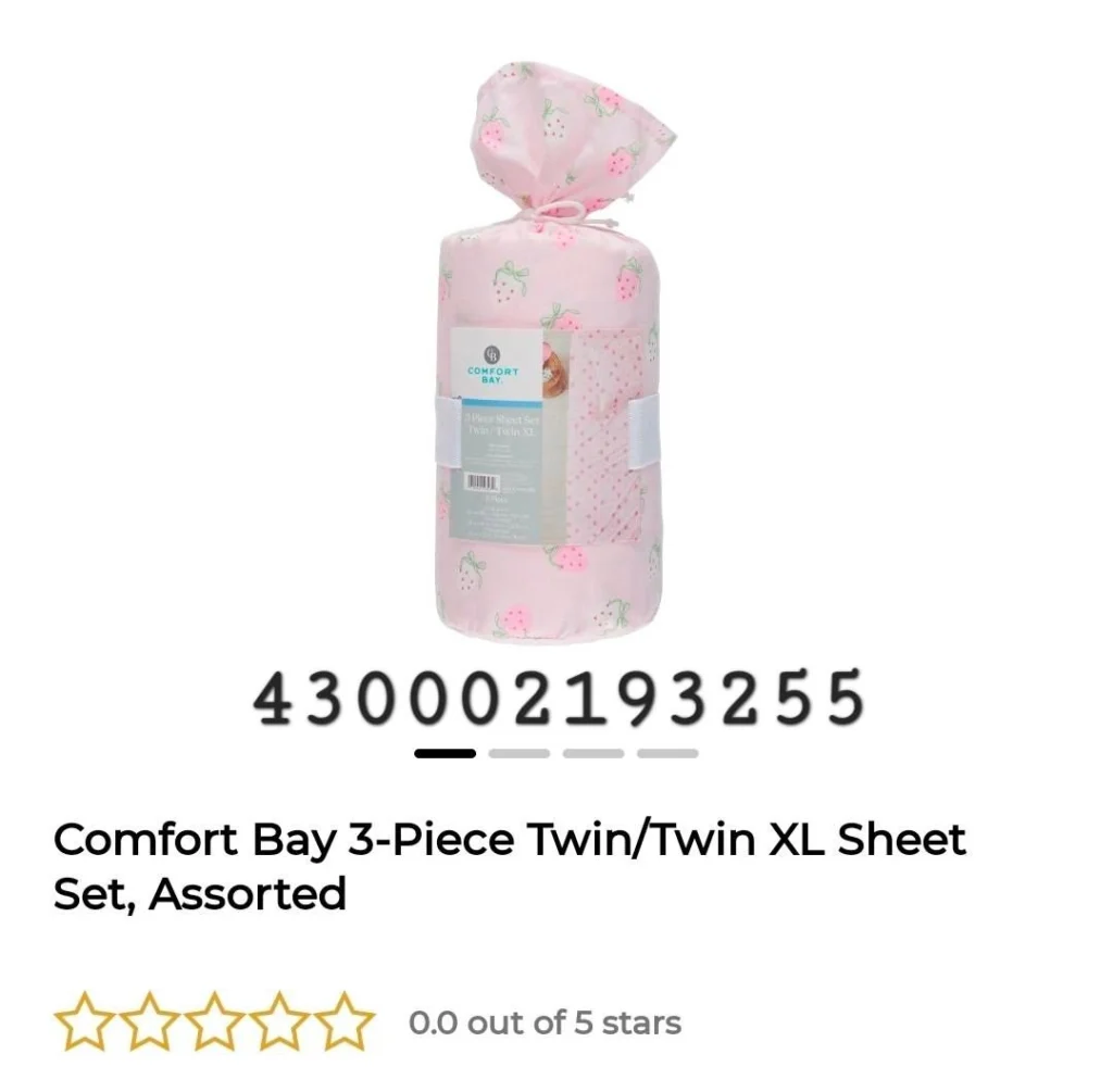 Comfort Bay 3 – Piece Twin/Twin XL Sheet Set, Assorted image