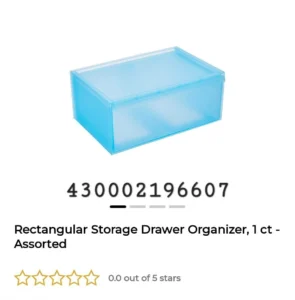 Rectangular Storage Drawer Organizer, 1 ct – Assorted image