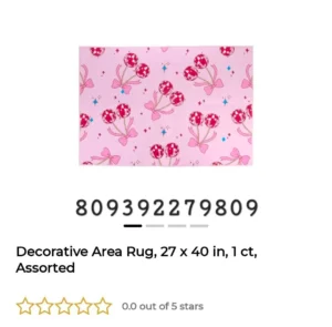 Decorative Area Rug, 27 x 40 in, 1 ct, Assorted image