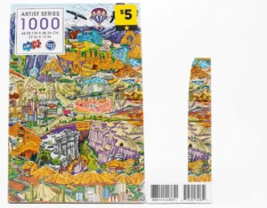 TCG Toys Artist Series 1000 Piece Jigsaw Puzzle. image