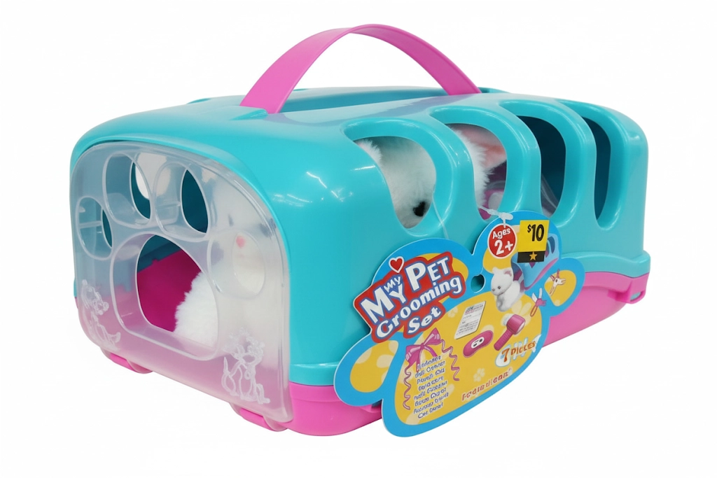 My Pet Grooming Set (a 7-piece toy set). image