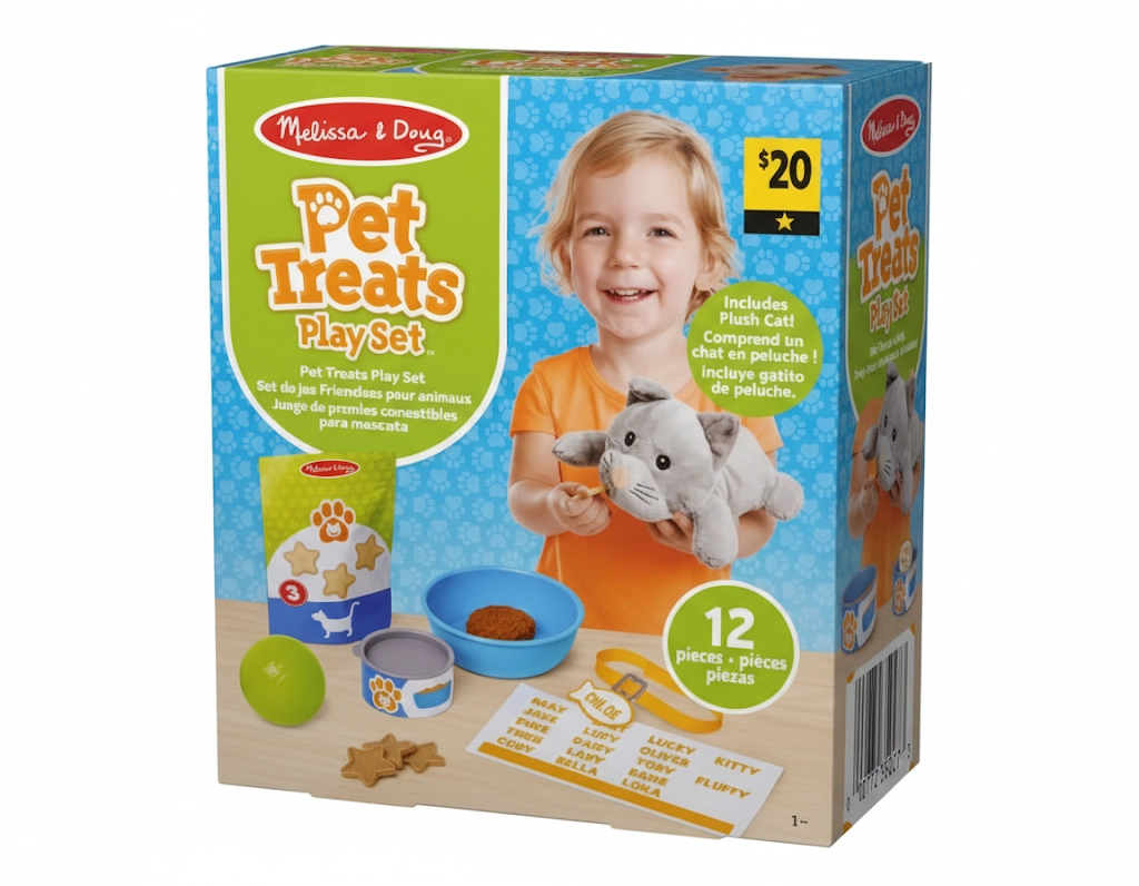 Melissa & Doug Pet Treats Play Set. image