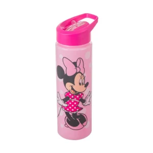 Character Plastic Water Bottle with Flip Straw, 24 oz. penny item image