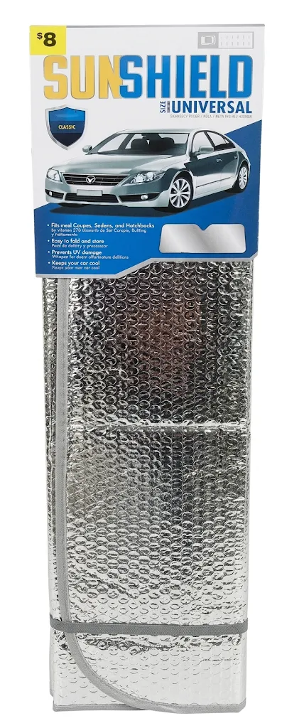 Luxury Driver SunShield Universal Accordion Sunshade penny item image