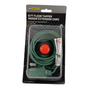 Pro Essentials~9 Ft Floor Tapper~Indoor Extension Cord