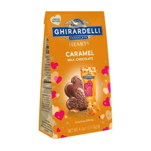 Ghirardelli Milk Chocolate Caramel Duet Hearts, 4.1 oz