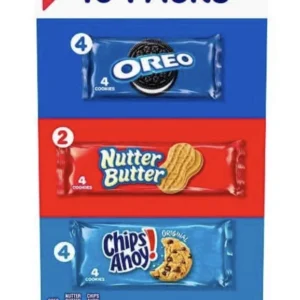 Nabisco Cookie Variety Pack, OREO, Nutter Butter & CHIPS AHOY! Snack Packs, 10 ct