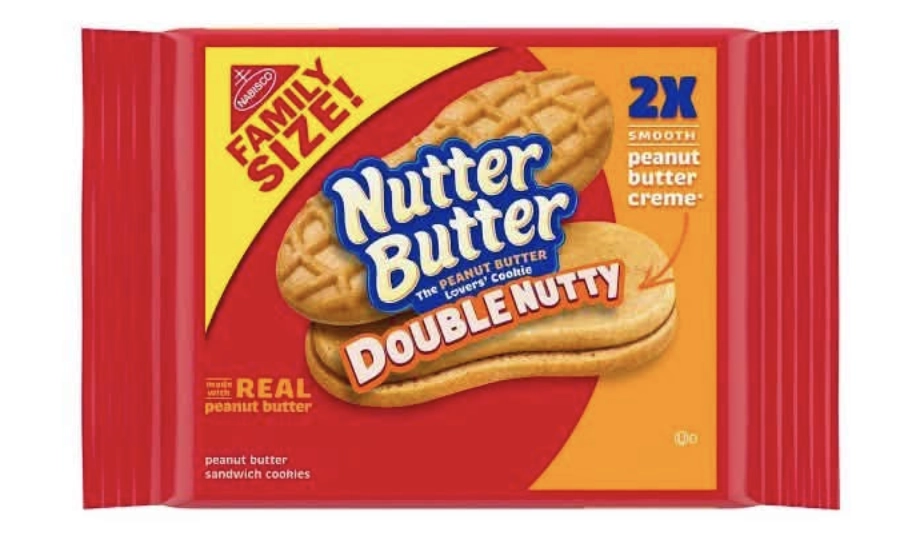 Nutter Butter Double Nutty Peanut Butter Sandwich Cookies, Family Size, 15.27 oz penny item image