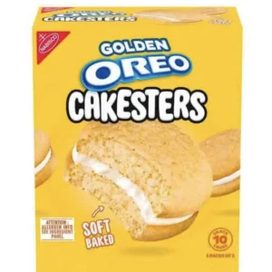 OREO Golden Cakesters Soft Snack Cakes, 5 - 2.02 oz Snack Packs