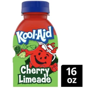Kool-Aid Natural Flavor with Other Natural Flavor Drink, 1 Bottle, for School Lunches and On-the-Go Hydration, Cherry Limeade, Excellent Source of Vitamin C,u00a0