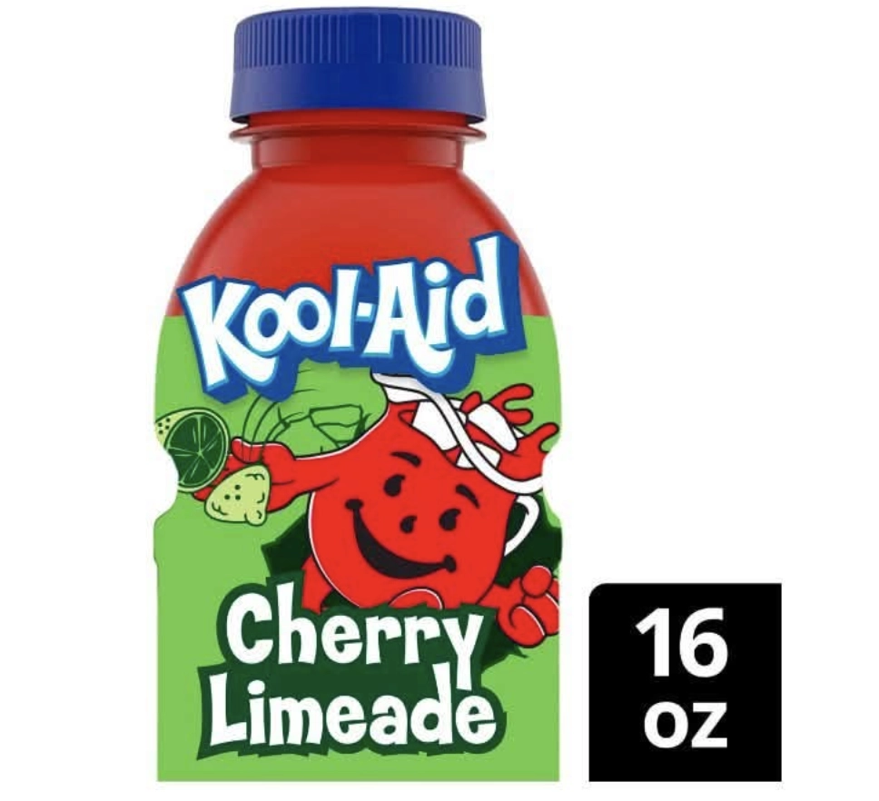 Kool-Aid Natural Flavor with Other Natural Flavor Drink, 1 Bottle, for School Lunches and On-the-Go Hydration, Cherry Limeade, Excellent Source of Vitamin C,u00a0 penny item image
