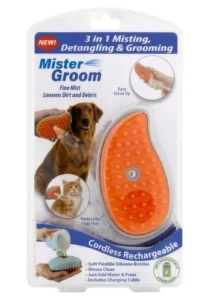 Mister Groom 3 in 1 Misting, Detangling & Grooming Brush penny item image